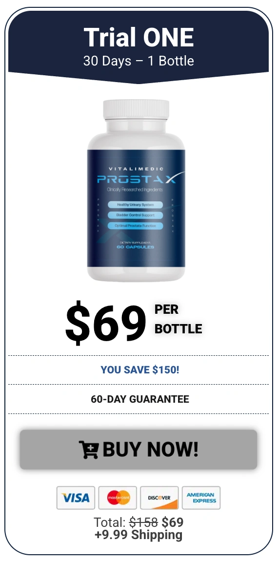 ProstaX order one bottle